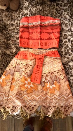 Moana  Halloween Costume girls ages 4-6 - New