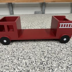 Fire Truck Book Shelf