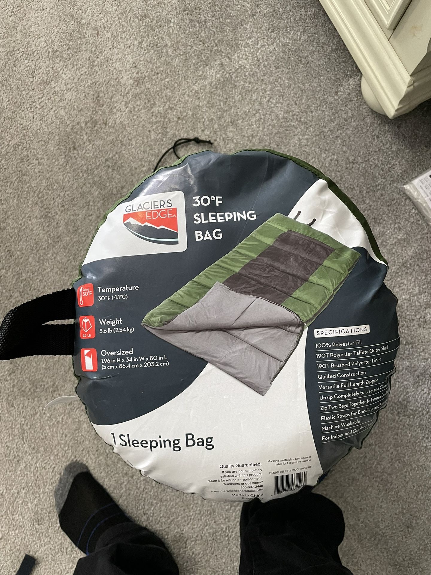 Glacier Edge Sleeping Bag 30°F