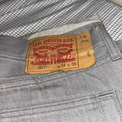 levi 501 grey