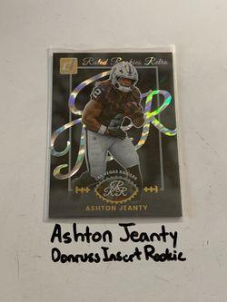 Ashton Jeanty Las Vegas Raiders RB Donruss Short Print Insert Rookie Card.