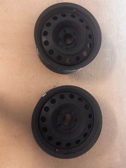 Black Steel Wheels – Set of 2 - 2016 Honda CRV
