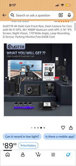4k Dash Cam