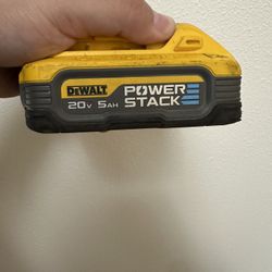 Dewalt 5.0 Power Stack Batter