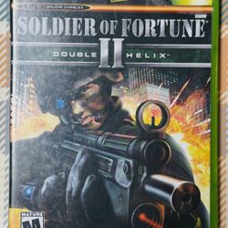 Soldier of Fortune II: Double Helix Microsoft Xbox 2003 Tested/Works H691