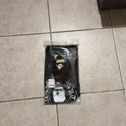 black bape X chromehearts shirt