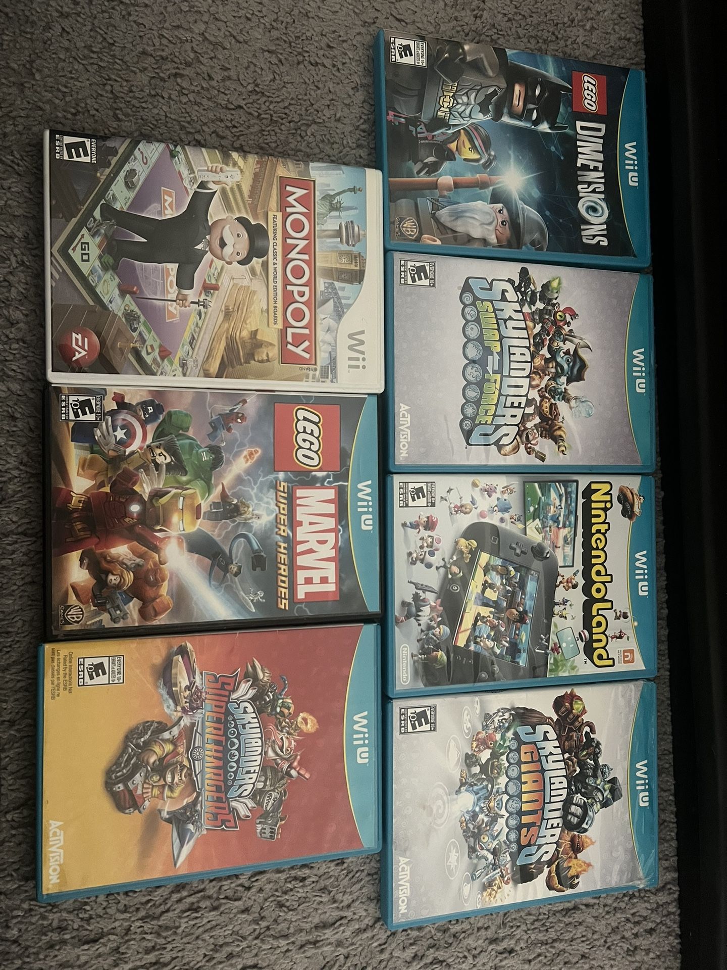Wii u and Wii games