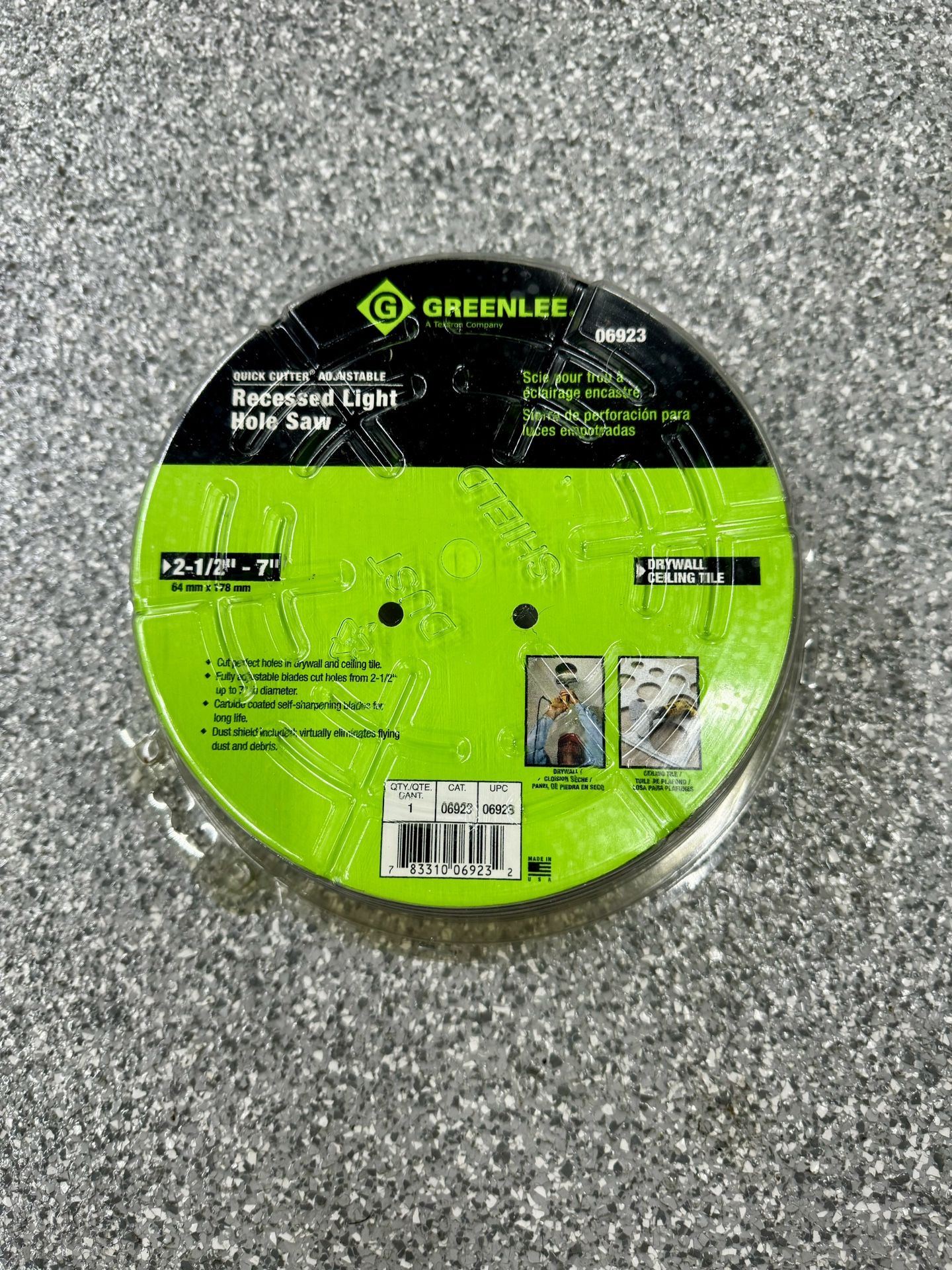 New GREENLEE Recessed Light Hole Saw. Never used