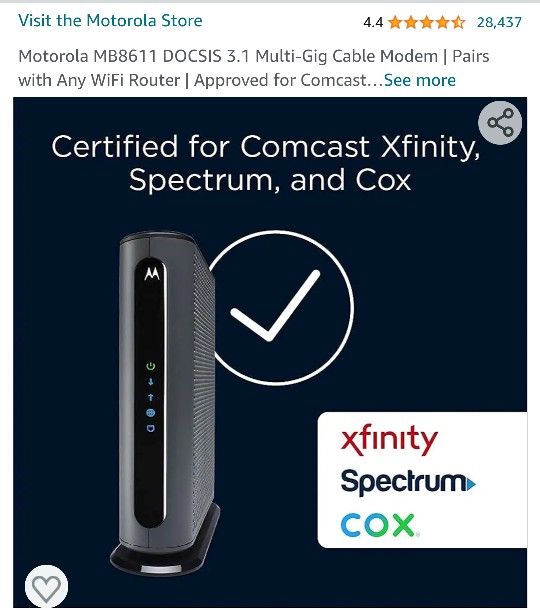 Cable Internet Modem