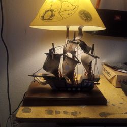 vintage ship lamp
