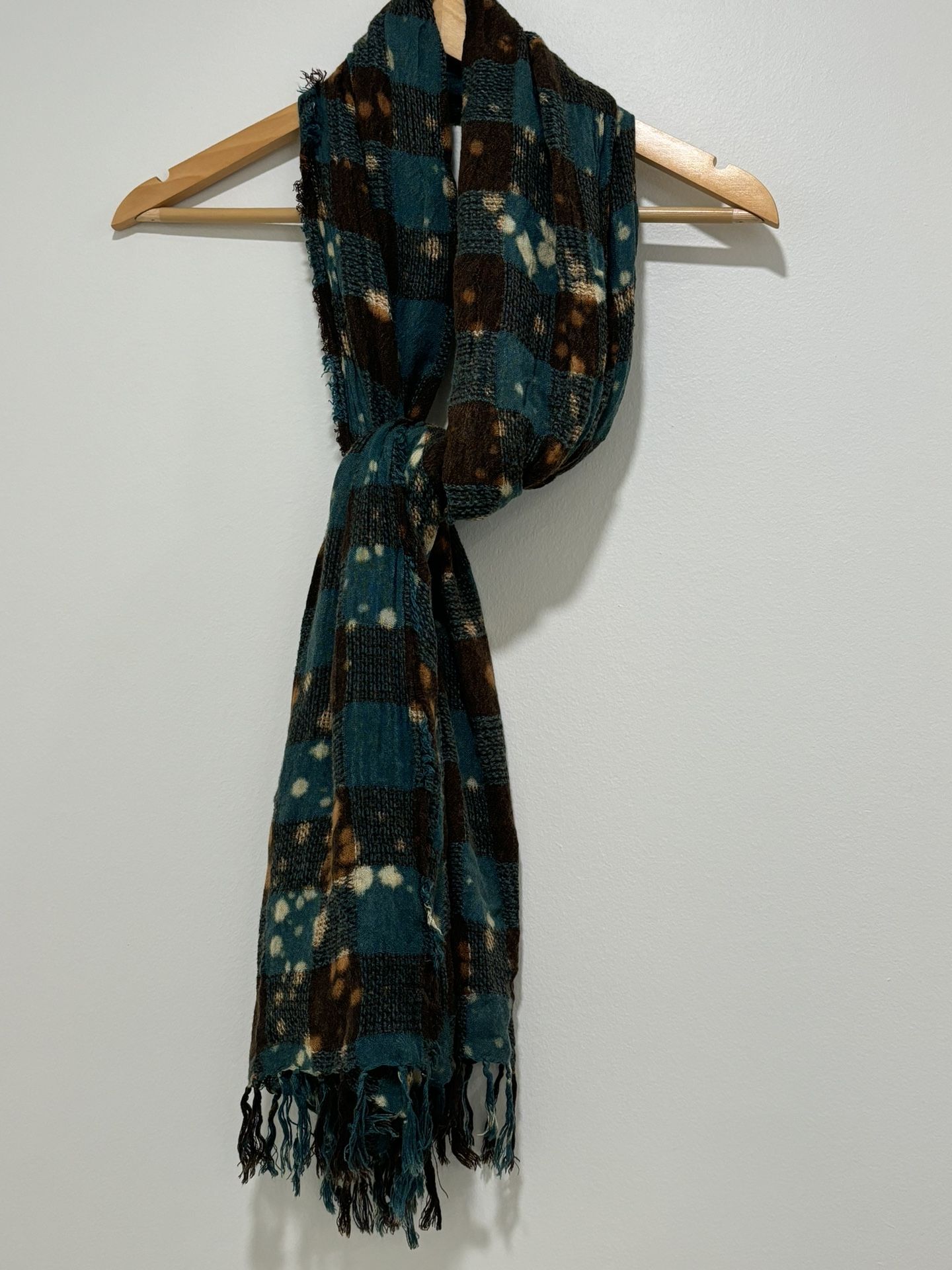 Free People Retro Patchwork Boho Scarf