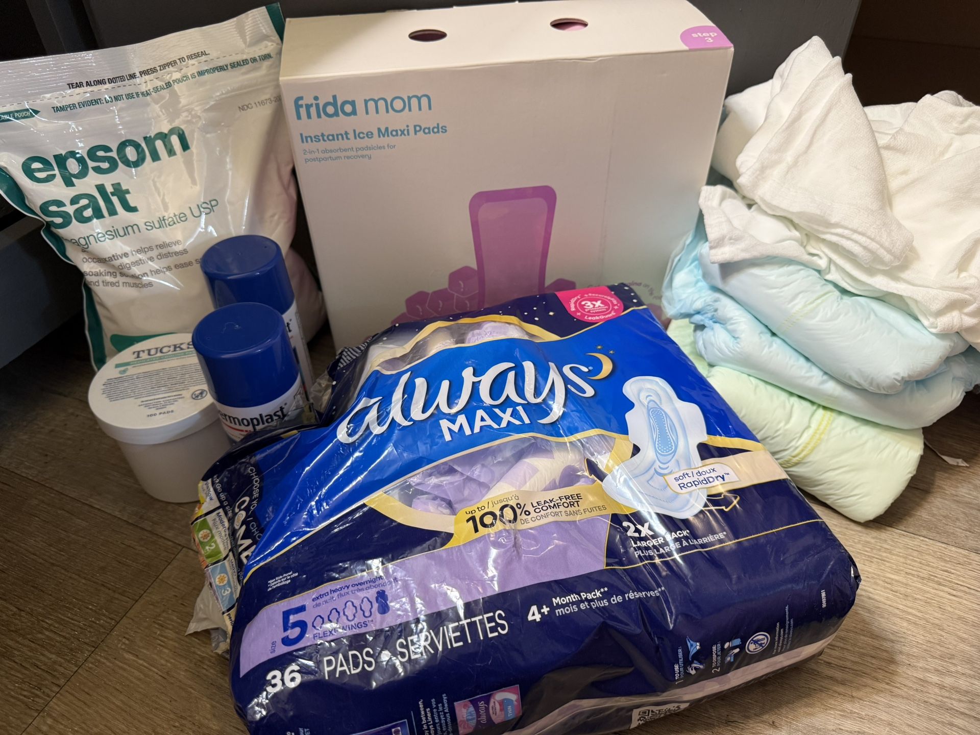 postpartum supplies