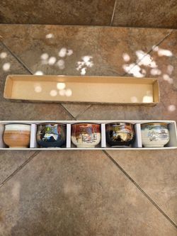 Stoneware Sake Set - Like New