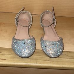 Size 11 Silver Flats 