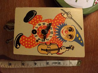 Vintage toy clock