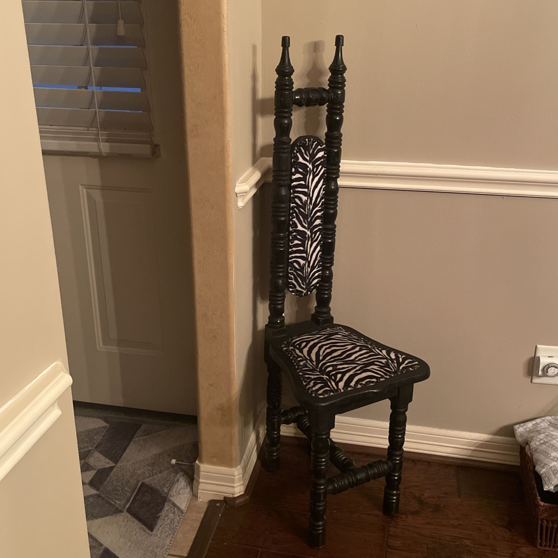 Antique Tall Skinny Chair
