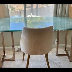 High End Glass Desk 