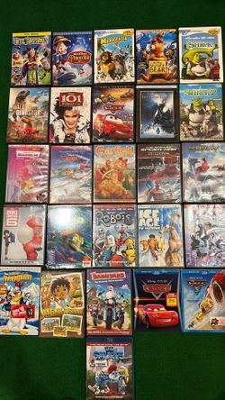 Kids Dvd Blu Ray Lot
