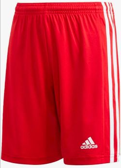 adidas Kids Squadra 21 Shorts, Team Power Red/White, Size Small