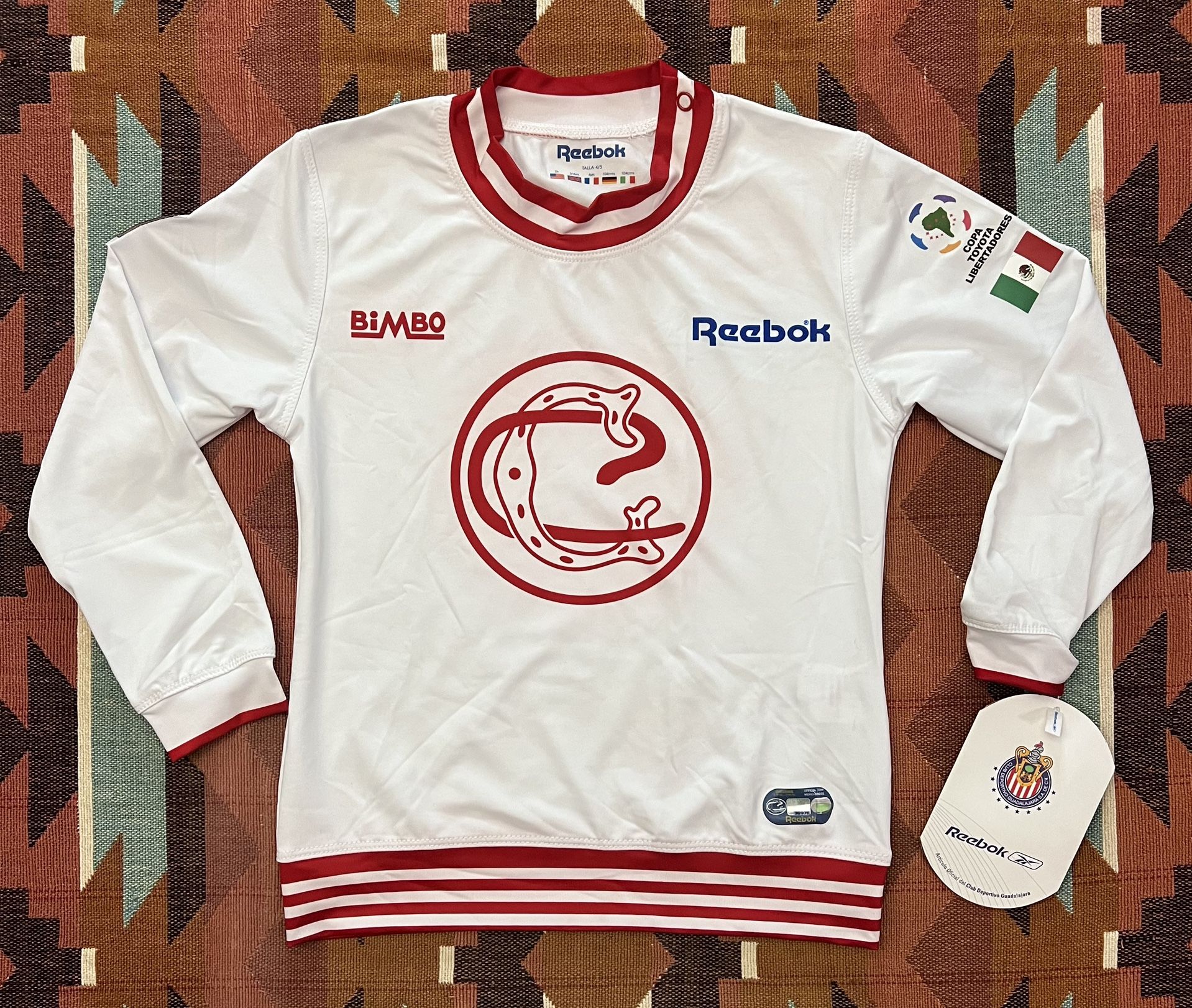 VTG Reebok CHIVAS Guadalajara Centennial Edition Goalkeeper Jersey Youth Small