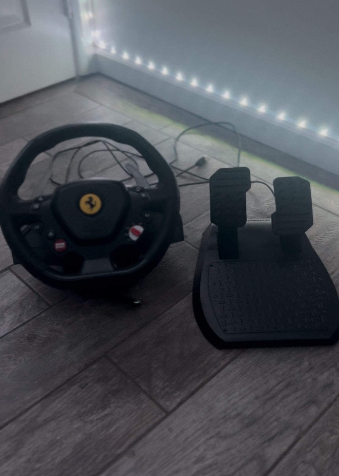 THRUSTMASTER T80 Ferrari 488 GTB Edition Racing Wheel (compatible w/ PS5, PS5 Pro, PS4 & PC)