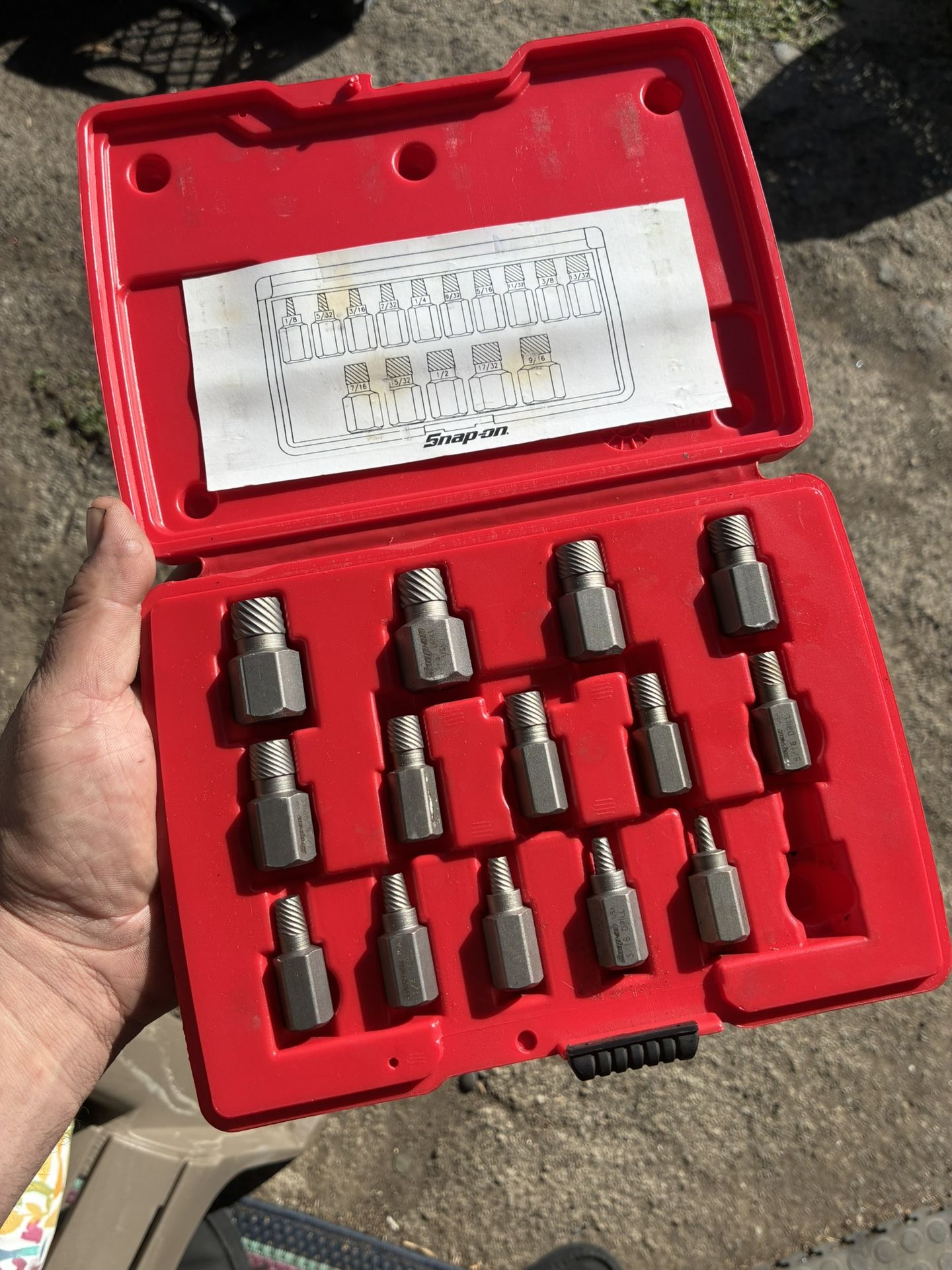 Hex Head Fastener Extractor Kit