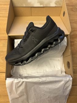 Brand New On Cloud Cloudmonster Void – Men’s Size 7.5 – All Black