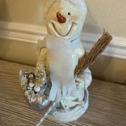 Vintage Snowman Decor