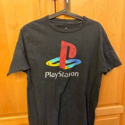 Men’s Medium Black Playstation T-Shirt