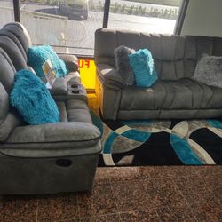 SOFA AND LOVESEAT SETS!!! ADD A RECLINER FOR $299!!!JUST $1 GETS IT DELIVERED TONIGHT!!! 101 DAYS TO PAY WITH NO INTEREST!!!