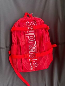 Red Supreme Bookbag
