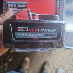 Milwaukee  M18 High Output Xc8.0