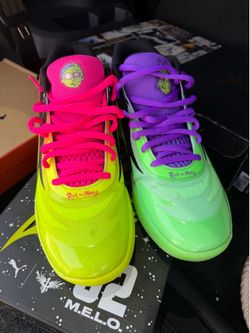 Lamelo ball ricky and morty size 10.5