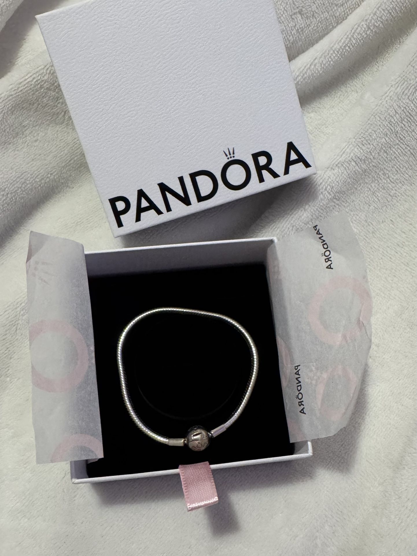 Pandora Snake Chain Bracelet Sterling Silver