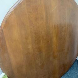 Cherry Wood Table Top - 56”dia & 1 1/4” Thick