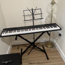 Alesis Electronic Keyboard With Stool & Music Stand
