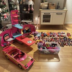 LOL Surprise Dolls (Large Bulk Lot ) +  Glamper Fashion Camper + Car Pool Coupe