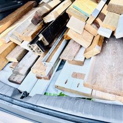 Lumber- Various Size Of Solid Wood Pieces 2x4-4x4 Etc. $29 For All