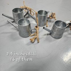 Mini Galvanized Watering Cans