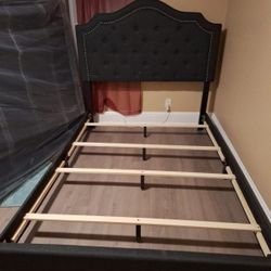 Full Size Bed Frame And  Headboard 