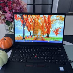 i5- LENOVO THINKPAD FM - X1 CARBON  7TH LENOVO mt 20QE_ BU _ i5-8365U-CPU GRAPHICS CARD - INTEL UHD GRAPHICS 620  WINDOWS 11 PRO FULLY LOADED  GRAPHIC