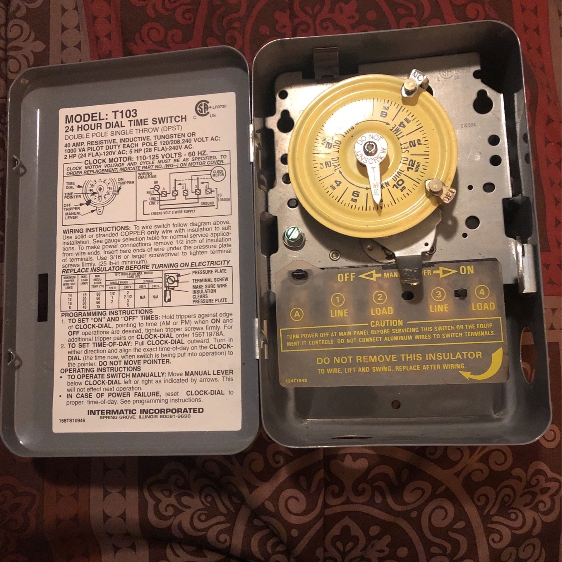 Water Heater Timer