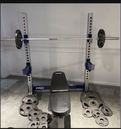 Bench press set