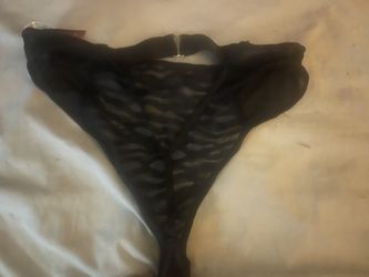 Sexy Little Black Thong Panties