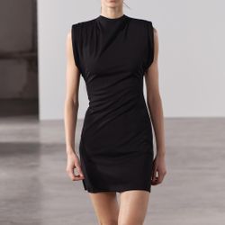 Brand New Zara Elegant Black Sleeveless Dress
