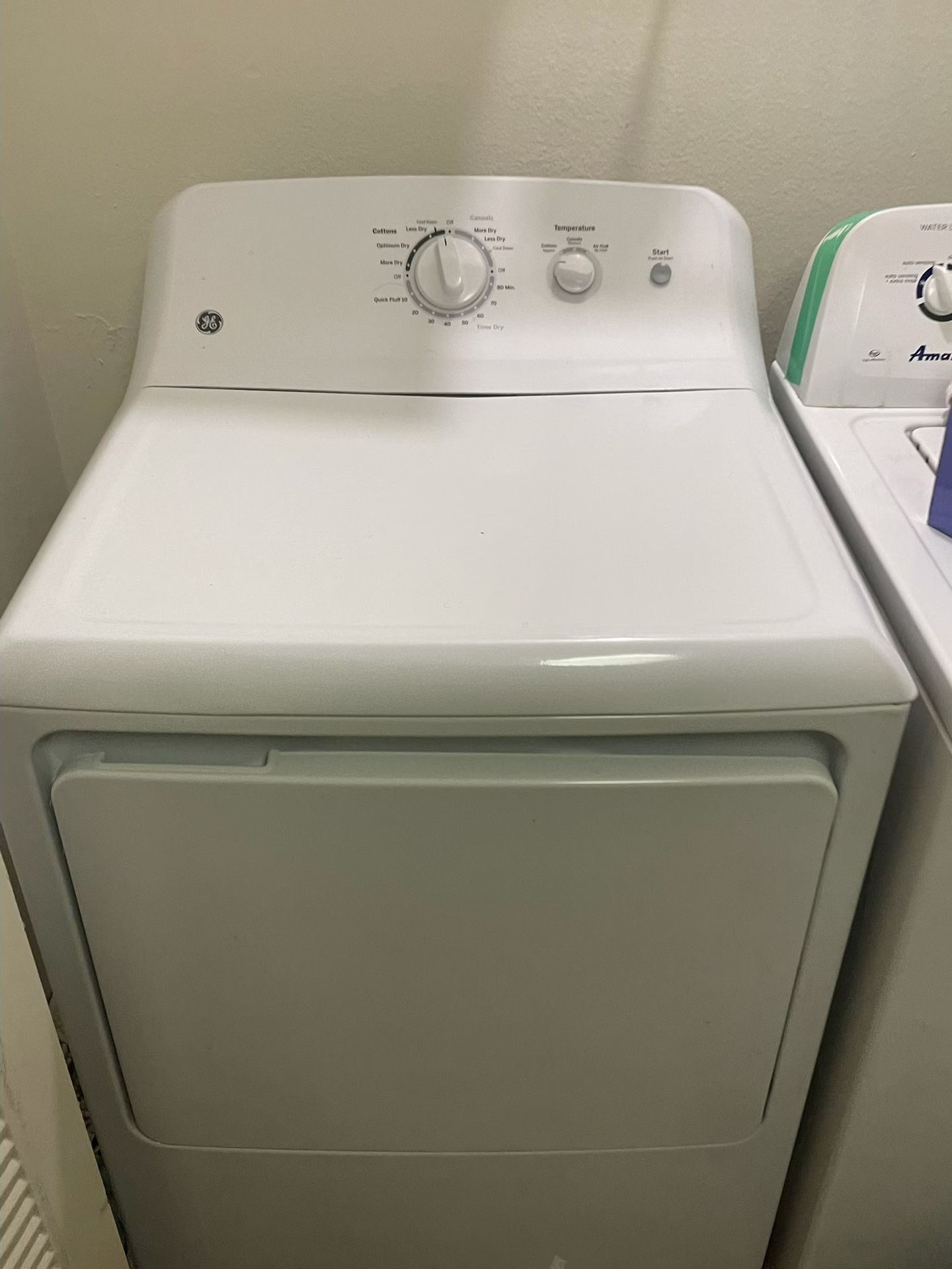 White GE Dryer