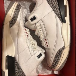 Jordan 3 White Cement Size 8