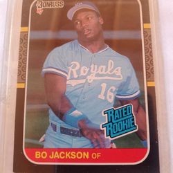 Bo Jackson Rated Rookie Card 