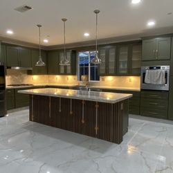 Kitchen cabinets and countertops
