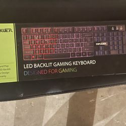 DBPOWER Keyboard|Model K928| LED Three Color |Backlit|USB.